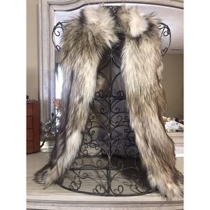 Faux Fur Vest.  NWT